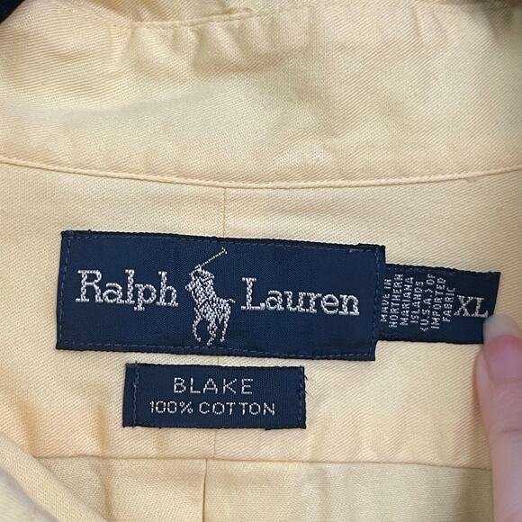 Ralph Lauren XL Blake button up dress shirt green St. Patrick’s Day Irish corp - Picture 5 of 8